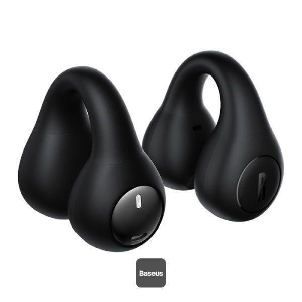 Baseus AirGo AS01 Open Ear Clip On Wireless Earbuds for Sports Black